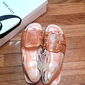 Nine West Leather Huarache Shoes